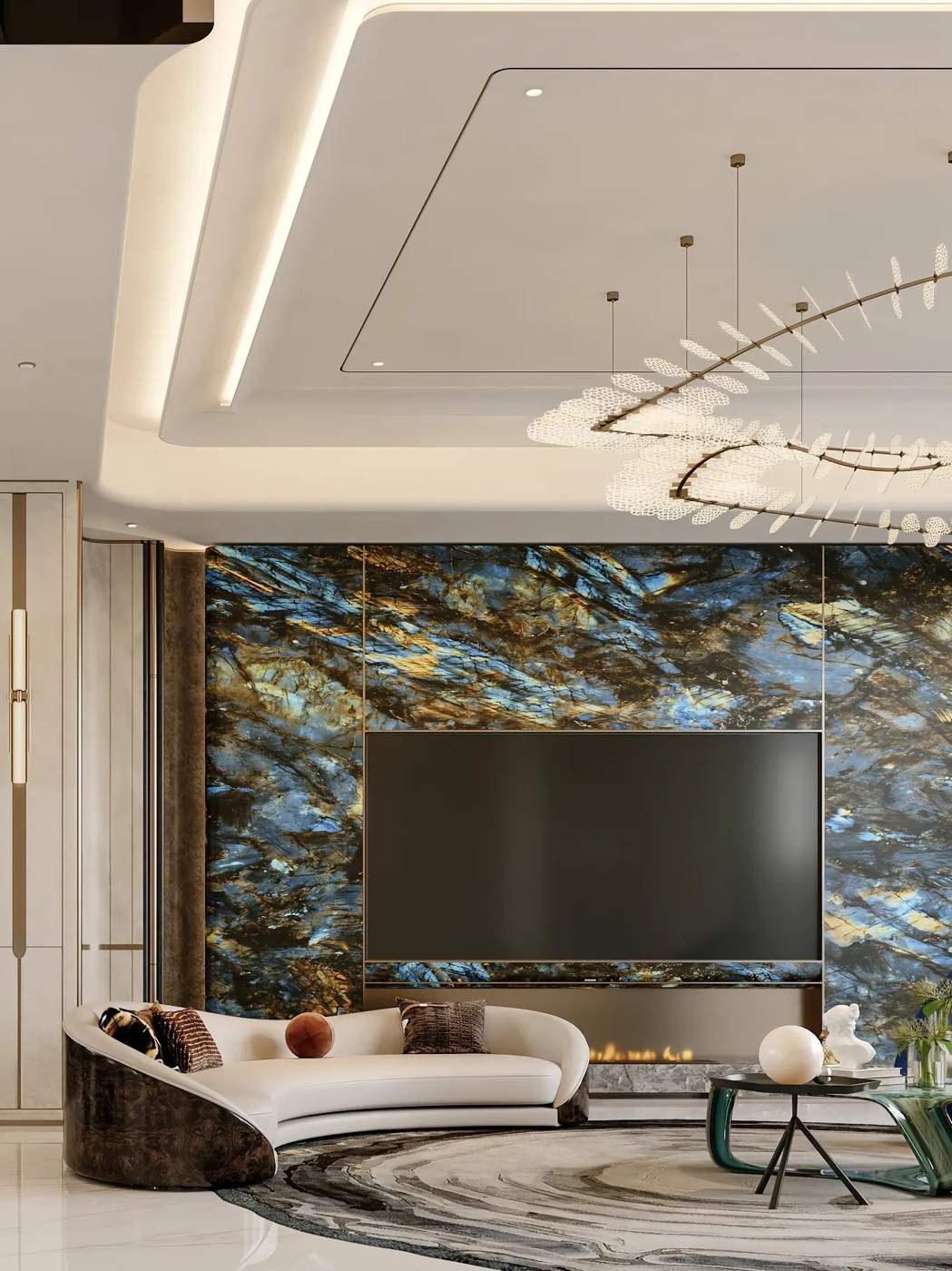 Sculptural Luxury Living — view 4
