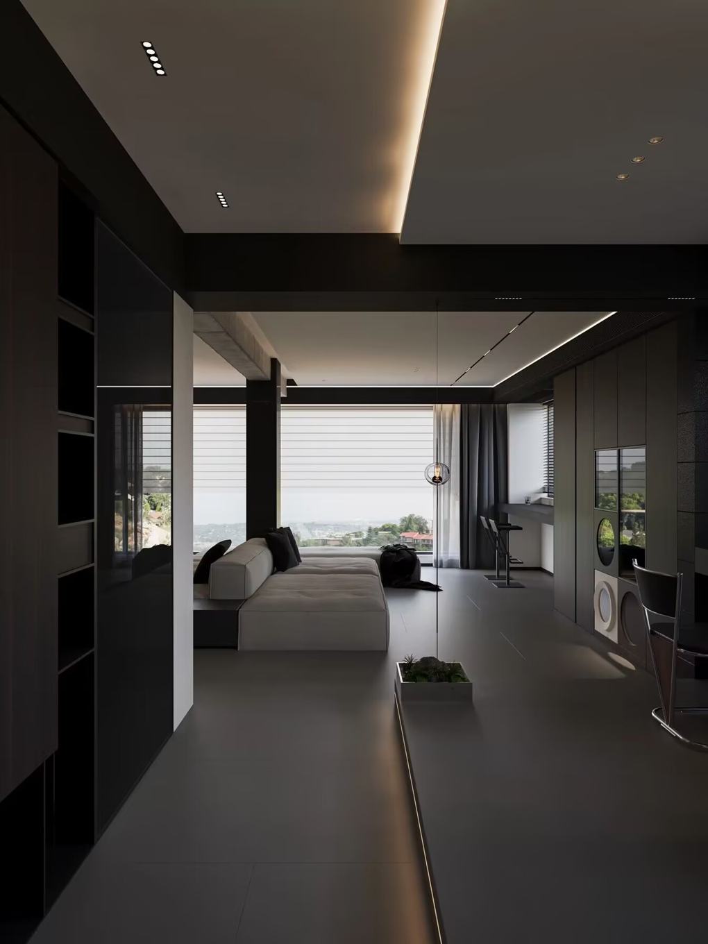 Monochrome Urban Residence — view 4